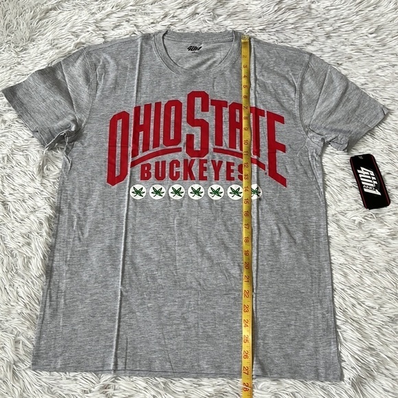 4th and 1 Ohio State buckeyes shorts sleeve gray athletic Arched tee Medium - Picture 10 of 13